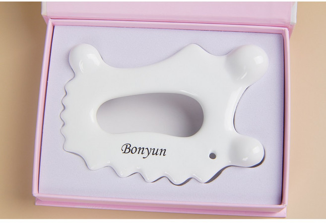 본연 세라믹 3구볼 도자기 다용도 괄사 림프순환 마사지기 도구, 1개, 세라믹 3구볼 다용도괄사