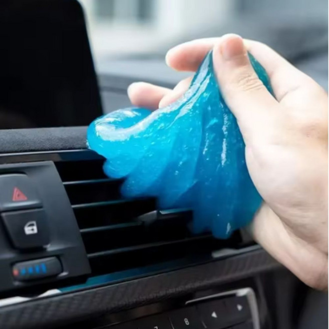 퀵픽스 클리닝 젤 키보드 자동차 노트북용 먼지제거 젤 청소용 젤 차량 창문틈새청소 틈새 모서리 구석 차량실내, 1개