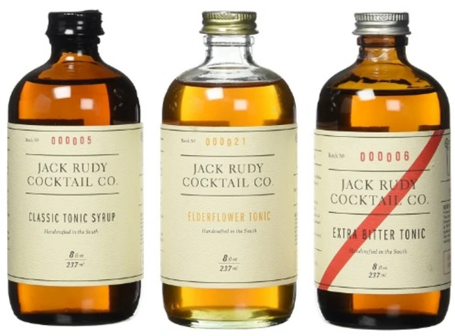 Jack Rudy Cocktail Co 잭 루디 칵테일 코 토닉 시럽 트리오 237 ml 3병, 237ml 3병, 237ml - 쿠팡