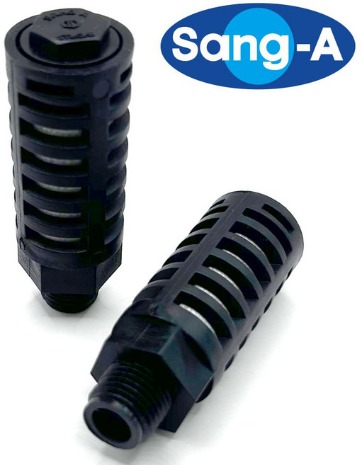 상아뉴매틱 플라스틱 공압 소음기 ST 01 (PT1/8), 10개