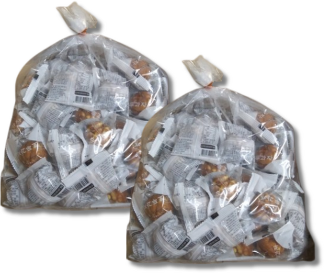 [다인명가] 달콤고소 호두과자 50EA x1봉 (총 1kg) (아이스), 100개, 20g