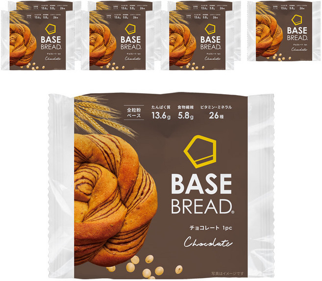 베이스푸드 베이스 브레드 초콜릿 382g, 8개