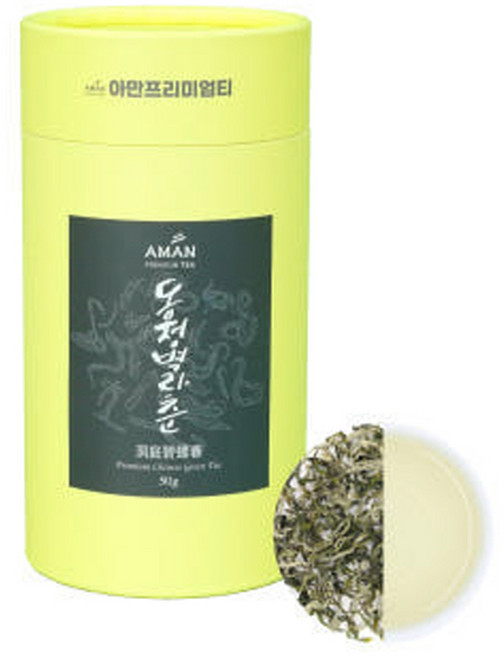 동정벽라춘 50g 녹차 중국차 아만프리미엄티, 1개, 1개입