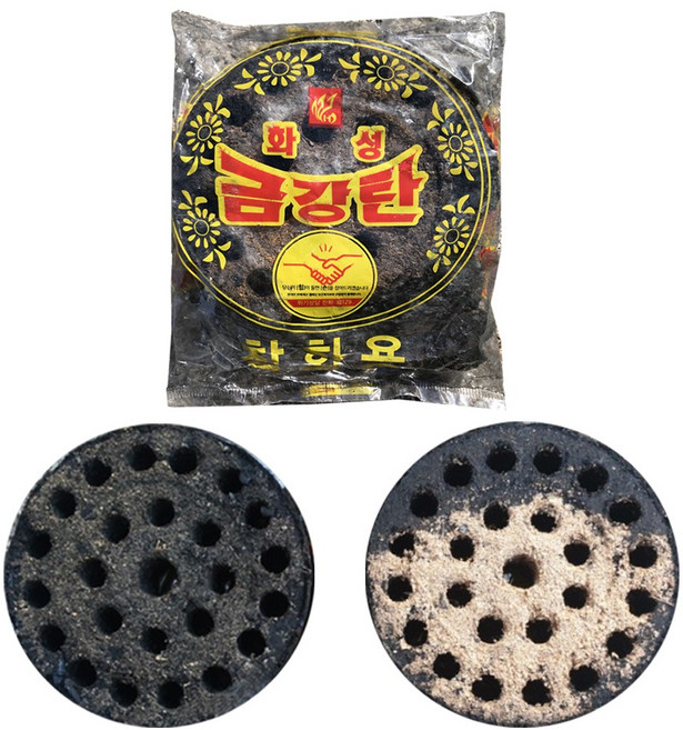 금강탄 착화용 번개탄, 10개, 235g