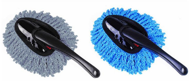 차량용 미니 극세사 먼지털이개 /2p 셀프세차 신차관리, 2개