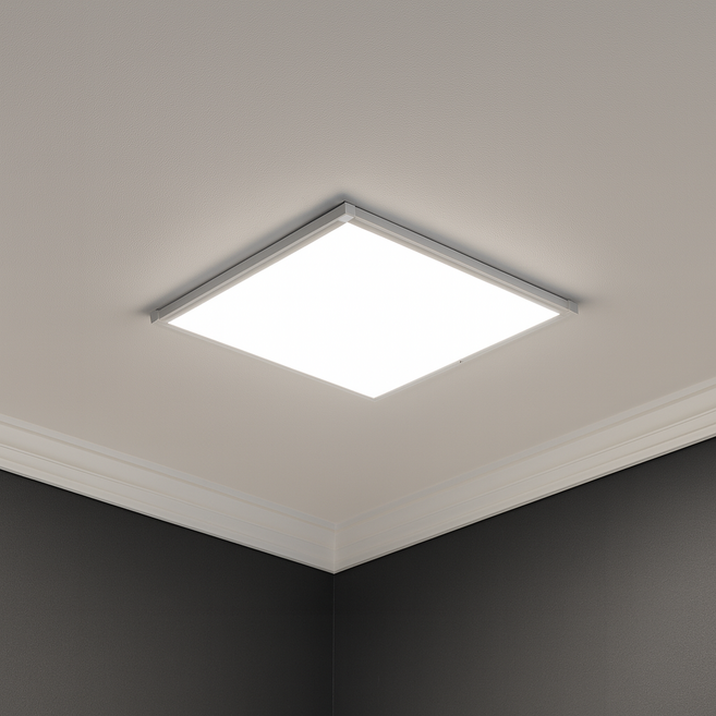 장수램프 LED 면조명 엣지등 슬림 평판등 천장등 6500K 640x640 50w