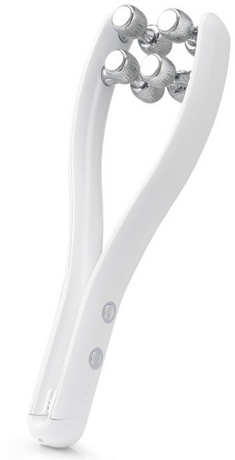 얼굴마사지기 3D 마사지롤러 다용도 안마용 저작근마사지 턱관절 롤러 근육 풀기, 흰색