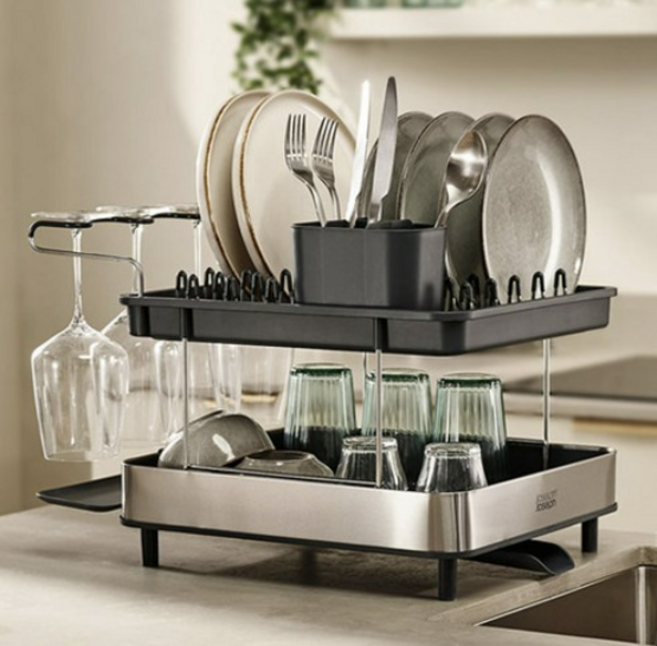 조셉조셉 엑셀 스틸 식기건조대, 2단, 1개