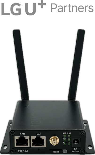 LTE VPN 라우터 산업현장 태양광발전소 산업 보안용 유무선 공유기 IPR-422/W, 1대