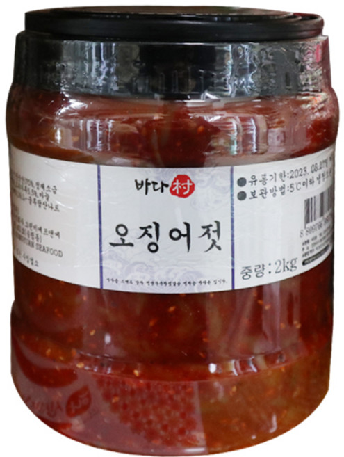바다촌 오징어젓2kg 1개, 2kg