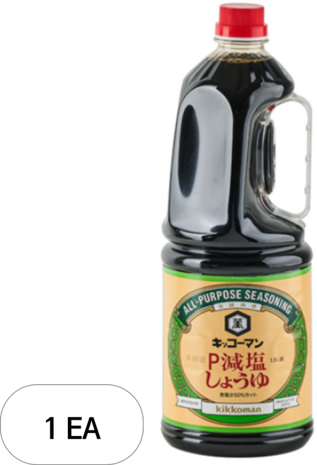 기꼬만 염분 낮춘 간장, 1.8L, 1개