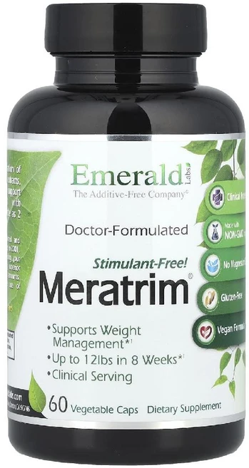 에머랄드레보라토리스 메라트림 Meratrim 400mg 베지 캡슐 60정, 1개 - 쿠팡