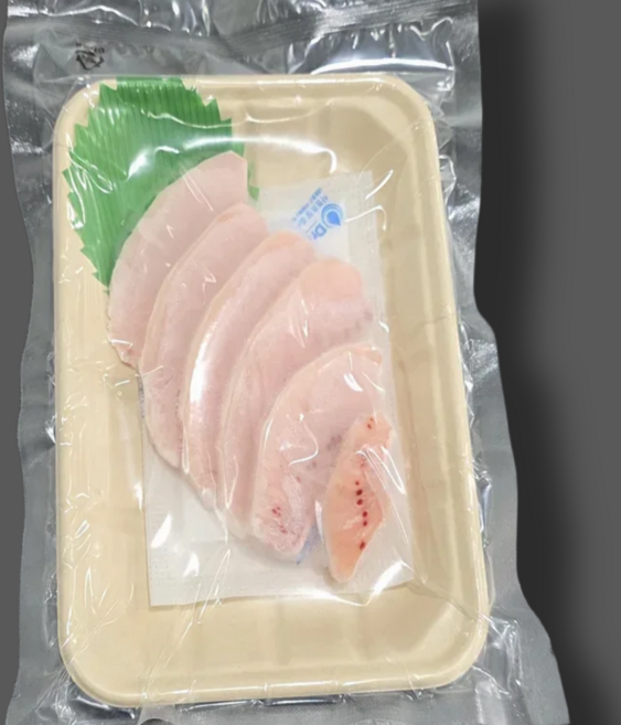 바로먹는 참치회 슬라이스 [순수산], 1개, 황새치 뱃살