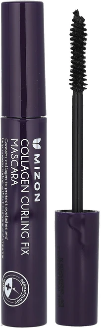Mizon 콜라겐 컬링 픽스 마스카라 6ml(0.20fl oz), Mizon콜라겐컬링픽스마스카라6ml020floz, 1개 - 쿠팡