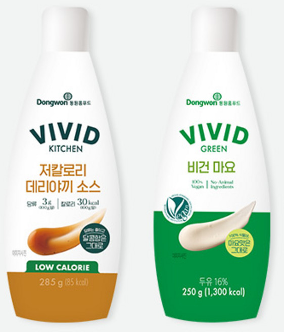 [덮밥소스] 비비드키친 저칼로리 데리야끼소스 285g + 비건마요 250g, 1개, 상세 설명 참조, 상세 설명 참조