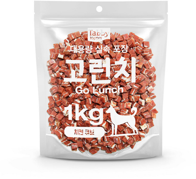 고런치 대용량 실속포장, 1개, 1kg, 치킨큐브