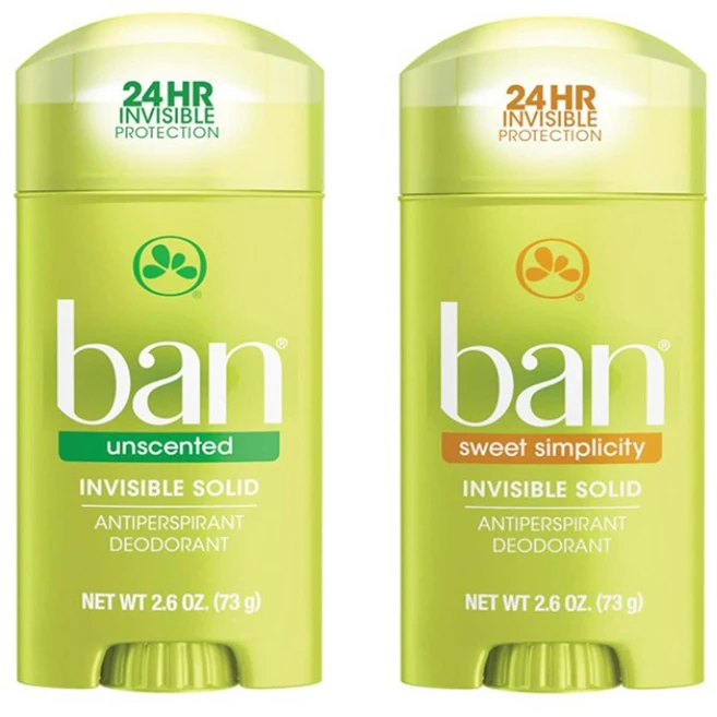 2개세트 남녀공용 반 데오드란트 스틱 2종, 2개 UNSCENTED 무향, 2개, 73g - 쿠팡