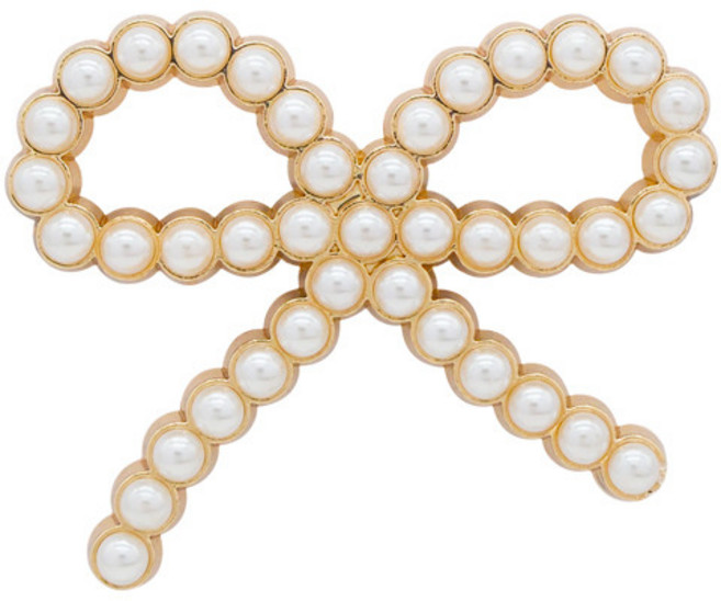 適用 Crocs 洞洞鞋裝飾配件 蝴蝶結胸針