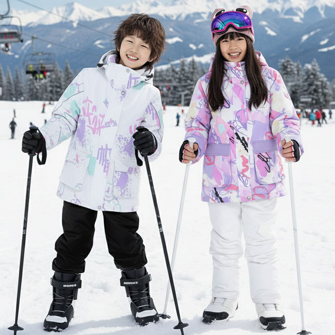 어린이 스키복 상하 세트