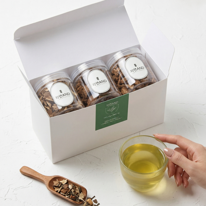 자연AND 티타임온 물대용차 3종 세트 무카페인 가정의 달 부담없는 선물 추천, 1개