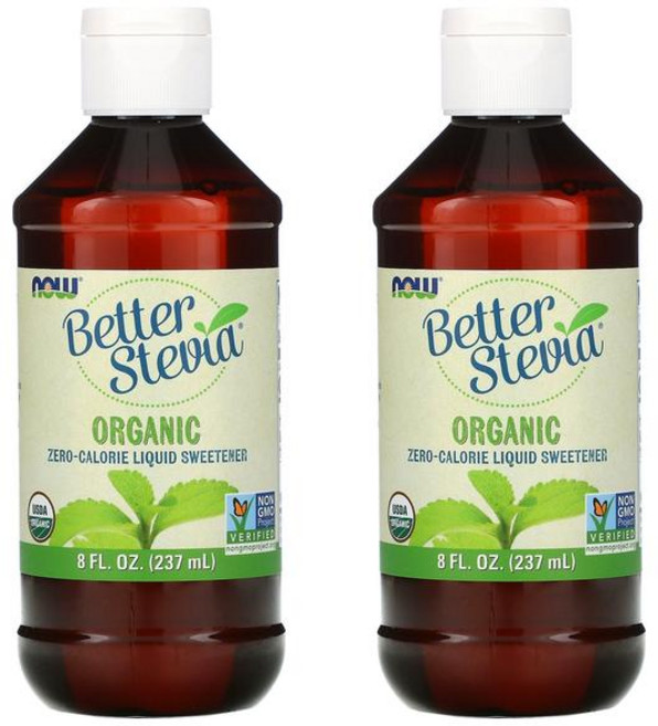 [1+1] Now Foods 나우푸드 베터 스테비아 237ml 제로 칼로리 액체 감미료 리퀴드 스위트너 Better Stevia 2개