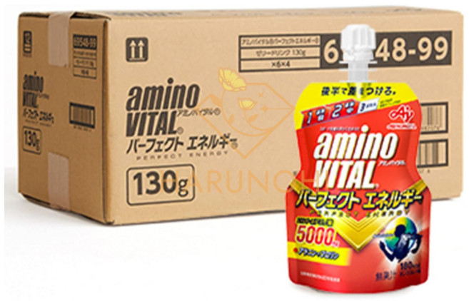 일본 아미노바이탈 퍼펙트 에너지젤 5000mg 130g x 24개입 1박스
