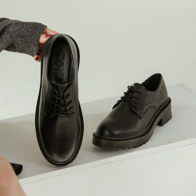 소보제화 콘치 더비 여성 발편한 단화 로퍼 4cm