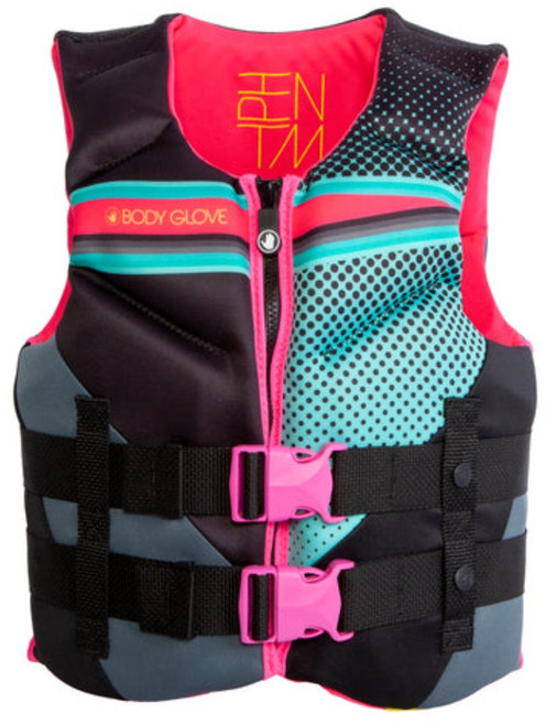 [Body Glove ]바디 글러브 팬텀 유스 초등학생 청소년 주니어 아동 키즈 라이프자켓 구명조끼 USCGA + TCA PFD 22kg부터 40kg까지, 아쿠아핑크, 유쓰(youth)