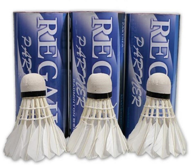 야외학습 초급 배드민턴공 깃털 셔틀콕 3개 체육활동 대근육발달 학교체육, 1세트