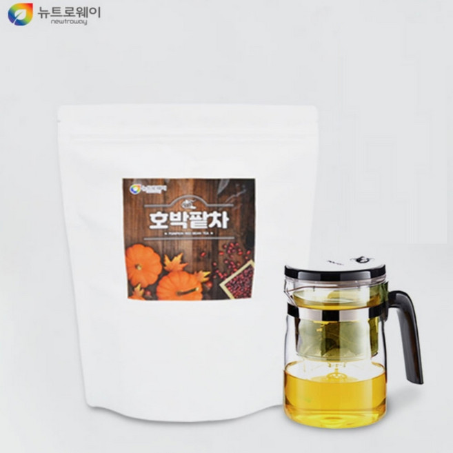 [BJMarket] 호박팥차 100티백 티포트500ml 임산부차 붓기관리차 건강식품 뉴트로웨이
