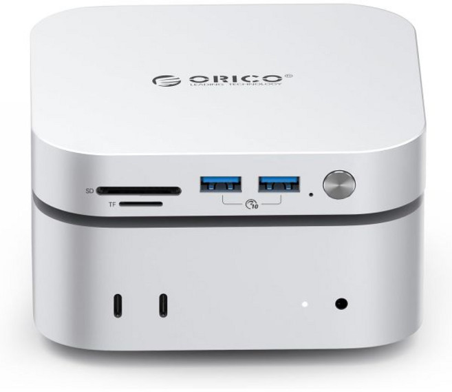 ORICO MiniLink USB 허브 맥 미니 M4 9-in-1 알루미늄 도크 NVMESATA M.2용 SSD 인클로저 A 10Gbps 3.0 SDTF 카드 리더기 3.5mm, M47P- 40Gbps, 1개