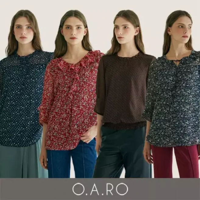 [오아로] 23FW 텐션업 블라우스 4종