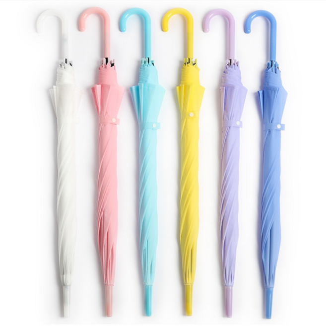 [1+1]레이지데이즈 가벼운 파스텔우산 투명 비닐우산 자동우산