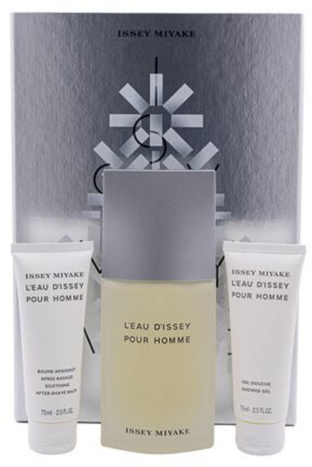 Issey Miyake L'eau d'Issey Pour Homme 4.2온스 선물 세트 샤워 젤 애프터 쉐이브