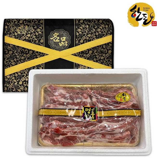 한돈 LA 갈비 선물세트 3kg 돼지갈비찜용, 1개