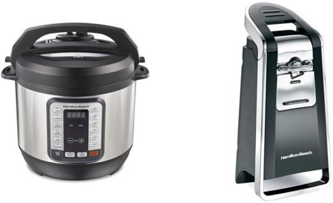 해밀턴 비치 12-in-1 8쿼트 압력솥 번들 세트 자동 캔 오프너 포함 모델 번호 34508 76606ZA, 해밀턴 비치 12-in-1 8쿼트 압력솥 번들 세트 자, 1개