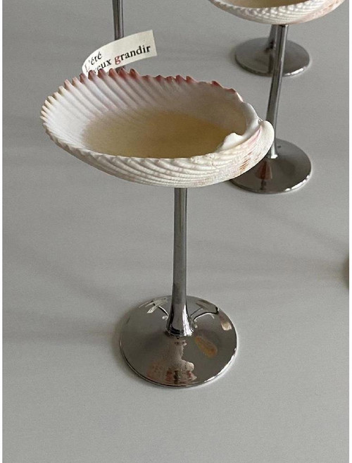 특이한 칵테일잔 집들이선물 신혼부부선물 기념일선물 소라와인잔 와인잔세트 바테이블 고블렛