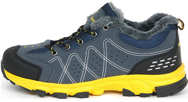 마이슈 발이편한 겨울 남성여성용 방한 트레킹화 미끄럼방지 남자 털운동화