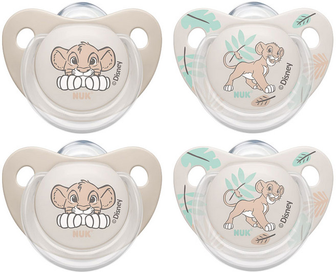 누크 디즈니 노리개젖꼭이 쪽쪽이 2+2 세트 (단계/색상 선택), 1개