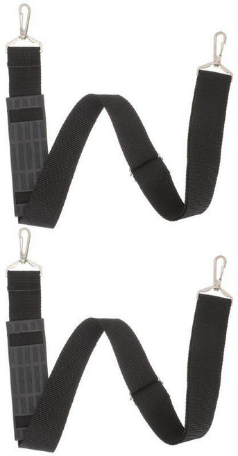 2pcs 바이올린 케이스 스트랩 110cm 배낭 어깨 패드 금속 버클 조절 가능한 길이 운반 가방 야외 성능