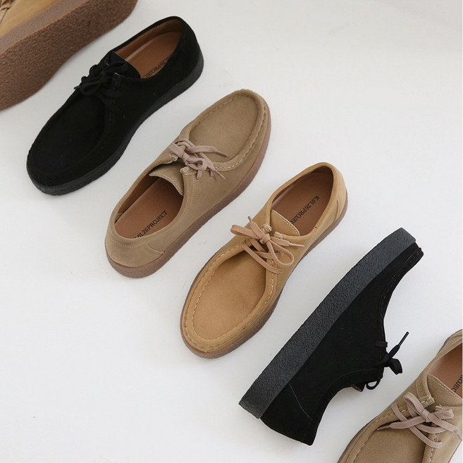 리디렉션 남성 키높이 스웨이드 왈라비 로퍼 캐주얼슈즈