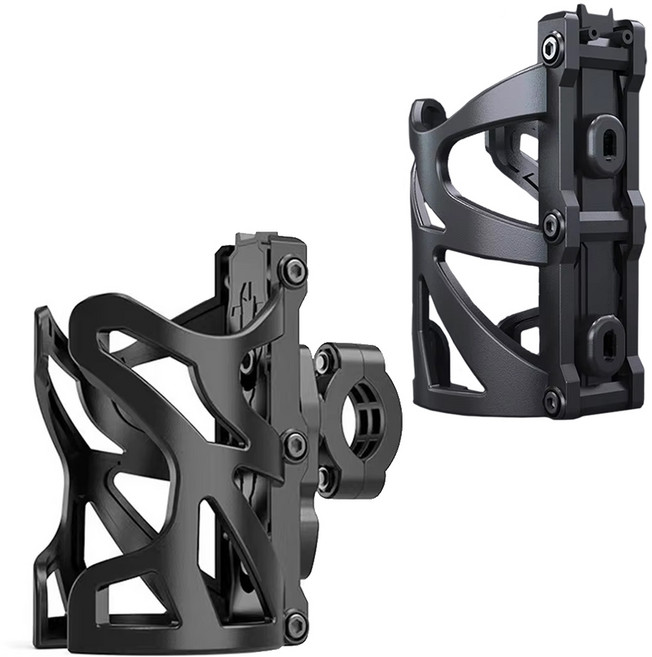 락모터스 오토바이컵홀더 물병거치대 물통거치대 공용제품 NMAX XMAX PCX 포르자, 블랙핸들바타입, 1개