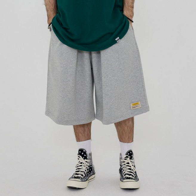 카고브로스 CB SWEAT BANDING HALF PANTS GRAY