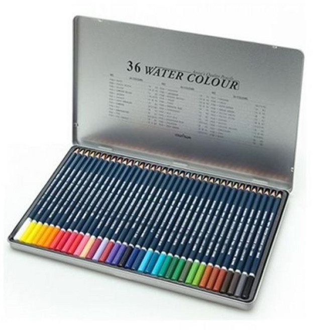 문화)넥스프로 수채색연필(36색/틴케이스)q_d6+6qbS