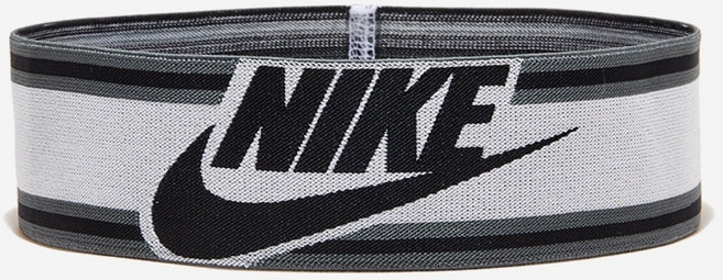 나이키 엘라스틱 헤드밴드 블랙 그레이 영원스토리지, ONE SIZE, 1개