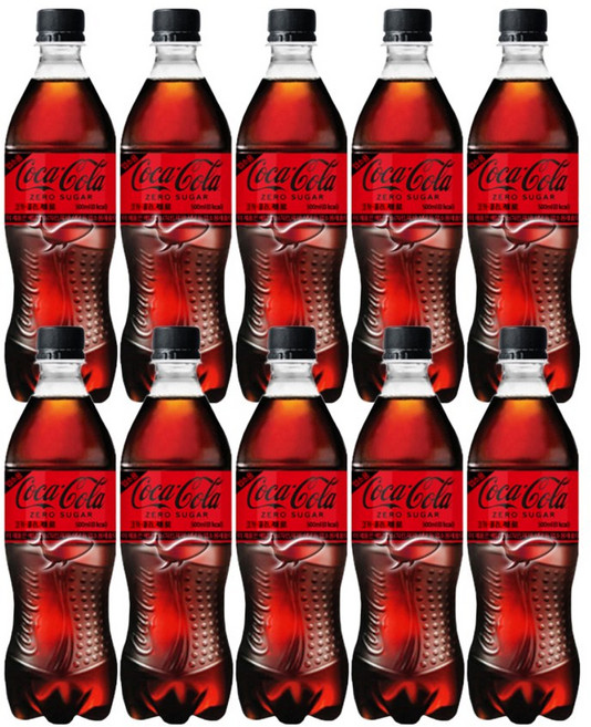 코카콜라 제로 페트, 500ml, 10개