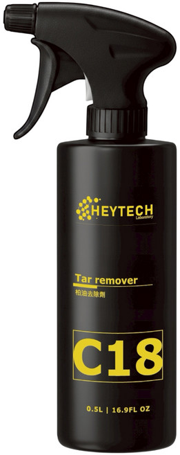 HEYTECH 柏油去除劑 500ML | 快速分解柏油殘膠蟲屍樹汁油污污染 不傷烤漆安全清潔洗車去污, 1個