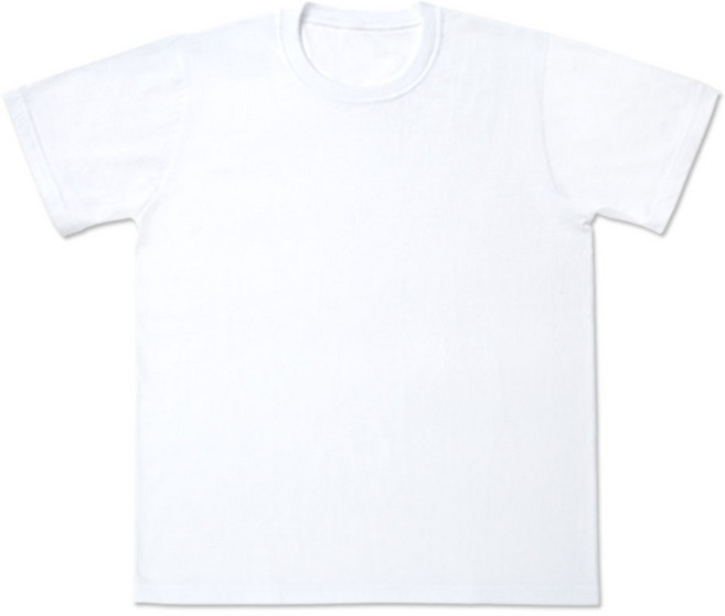 플러스코튼 남여공용 면 30수 빅사이즈 무지 라운드 반팔 티셔츠