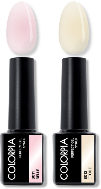 칼라피아 원스텝 퍼펙트젤 시럽 젤네일 세트, 1세트, 01. 벨+에뜨왈