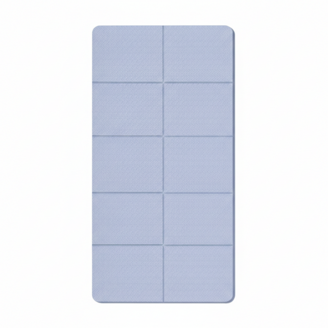 MARTEKLIFES신개념 접이식 요가매트 / 휴대용 대형 미끄럼방지 매트 / 운동 필라테스 홈트용, 1개, 스카이 블루